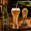 Soccer Trophy Beer Glass — Drink from a Trophy · FIFA World Cup 2026 Fan Gift